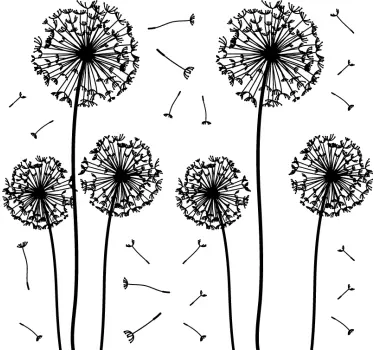Dandelions Wall Sticker - TenStickers
