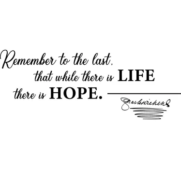 Charles Dickens inspirational quotes wall art stickers - TenStickers