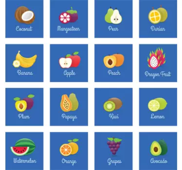 Fruits Kitchen Sticker - TenStickers