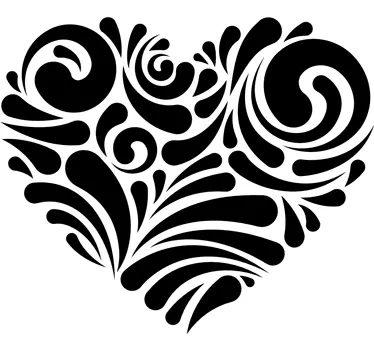 Heart Wall Sticker - TenStickers