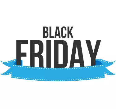 Black Friday Sticker - TenStickers