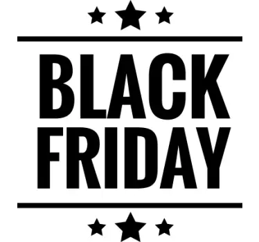 Black Friday Decorative Sticker - TenStickers
