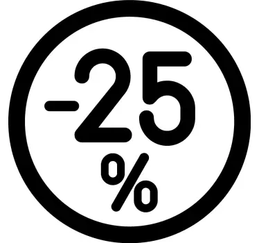 círculo descuentos sales sticker - TenStickers