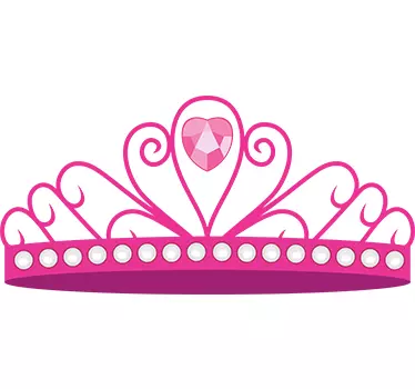 Princess Crown Sticker - TenStickers