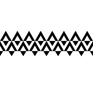 Triangular Border Sticker - TenStickers