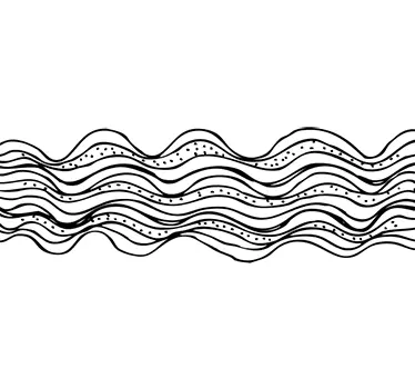 Abstract Waves Sticker - TenStickers