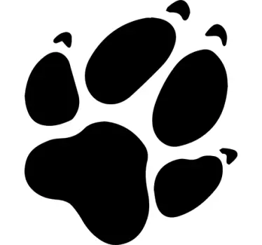 Paw Print Sticker - TenStickers