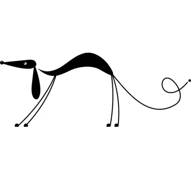 Dog Attention Wall Sticker - TenStickers