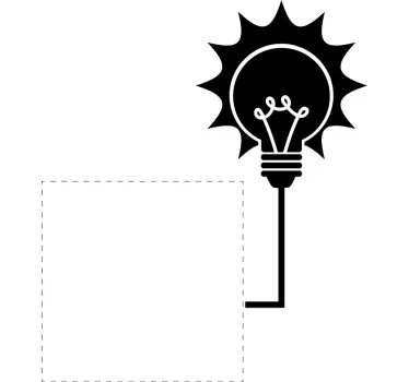 Lightbulbs switch inanimate stickers - TenStickers