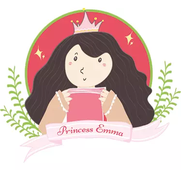 Personalised Princess Girl Wall Decal - TenStickers
