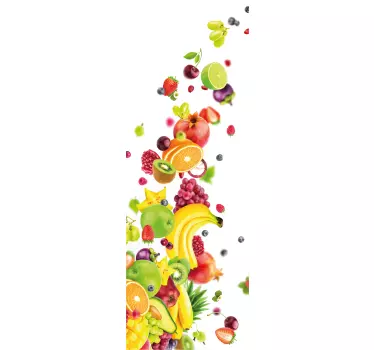 Vinyl Fruit fridge sticker - TenStickers