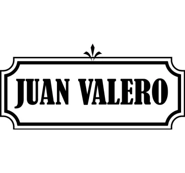 Name Tag door sticker - TenStickers
