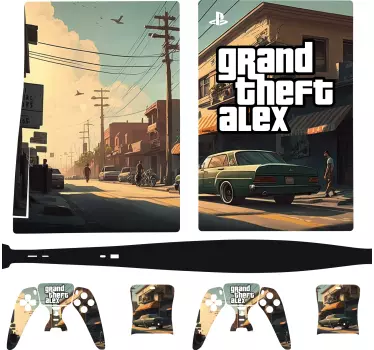 Grand Theft Auto (GTA) is an action-adventure video game series c - TenStickers