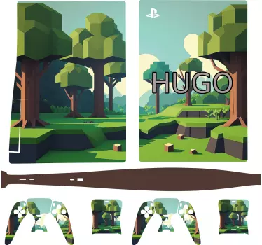 Custo jogos de vídeo cubos video game sticker - TenStickers