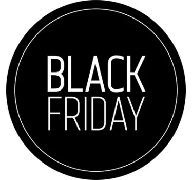 "black friday" monocolor shop window sticker - TenStickers