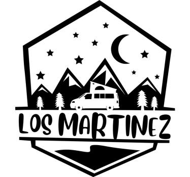 traveling in a motorhome caravan decals - TenStickers