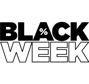 week promotion black friday stickers - TenStickers