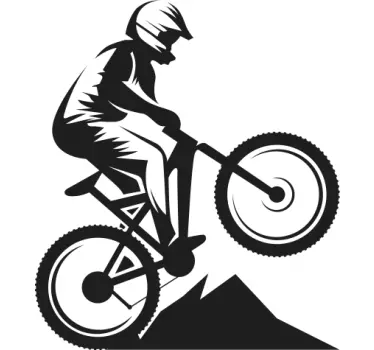 mountain bike  teenage wall decals - TenStickers
