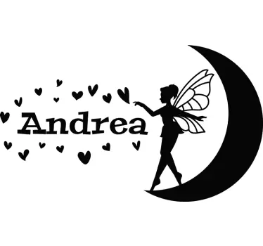 fairy spreading love fantasy decal - TenStickers