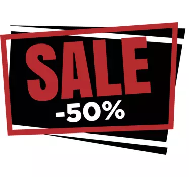 modern promo sale stickers - TenStickers