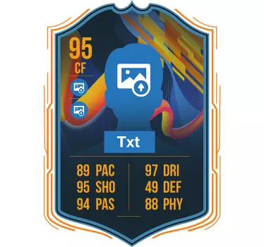 heroes card football sticker - TenStickers