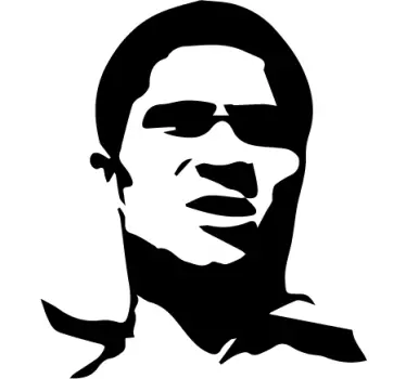 People sticker artistic human portrait - TenStickers
