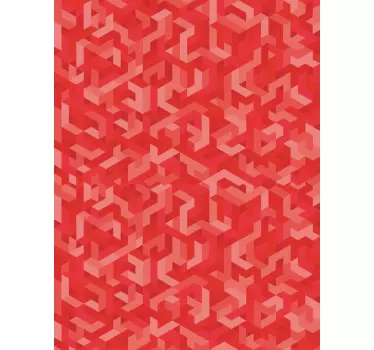 abstract coral vinyl  print wall sticker - TenStickers
