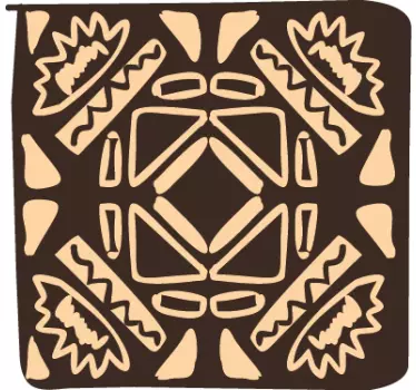 African Mosaic Wall Sticker - TenStickers