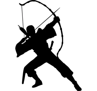 Archer Warrior Sticker - TenStickers