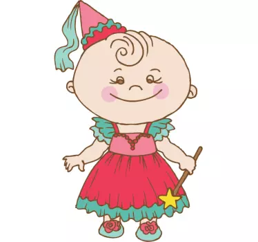 Baby Fairy Sticker - TenStickers