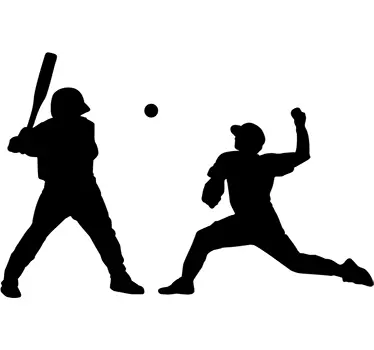 Baseball Wall Sticker - TenStickers