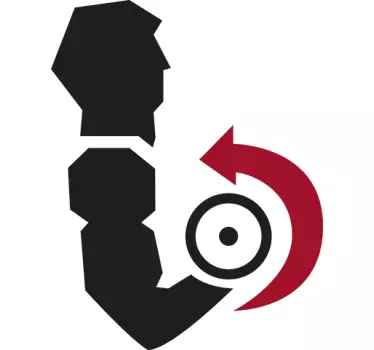 Bicep Curl Wall Sticker - TenStickers
