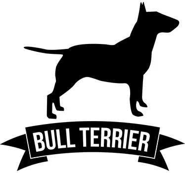 Bull Terrier Wall Sticker - TenStickers