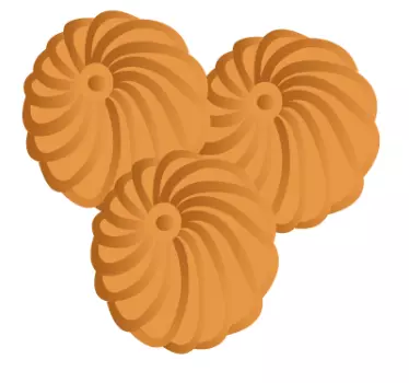 Butter Biscuits Decal - TenStickers
