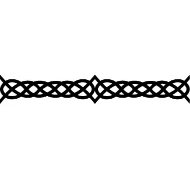 Celtic Bed Headboard Wall Sticker - TenStickers