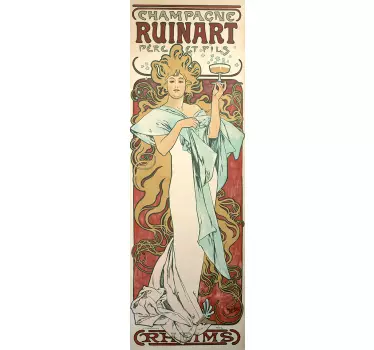 Champagne Ruinart Poster Sticker - TenStickers