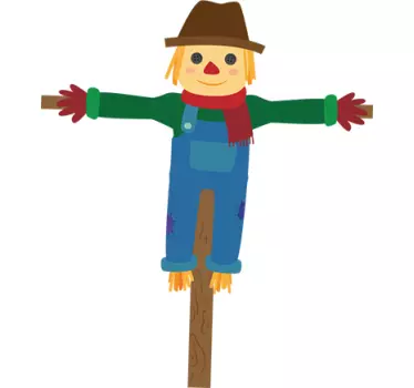 Children's Scarecrow Wall Vinyl - TenStickers