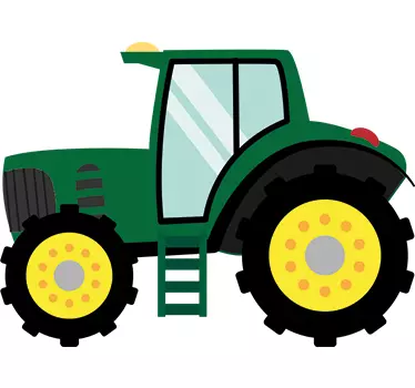 Children's Tractor Sticker - TenStickers