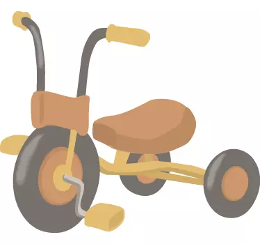 Children´s Tricycle Sticker - TenStickers