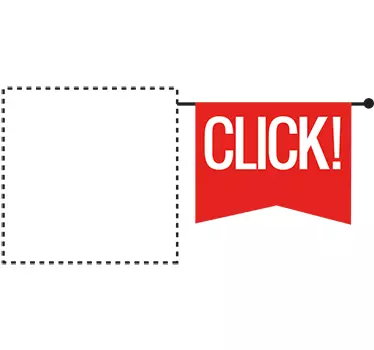 'Click' Switch Sticker - TenStickers