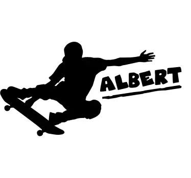 Custom Skateboard  extreme sports wall decal - TenStickers