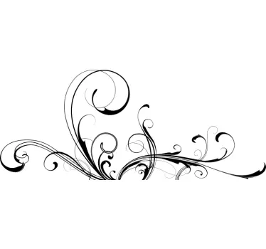 Decorative Filigree Wall Sticker - TenStickers