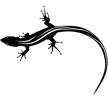 Decorative Gecko Wall Art Decal - TenStickers