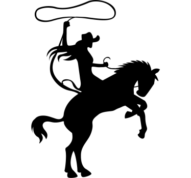 Decorative rodeo sticker - TenStickers