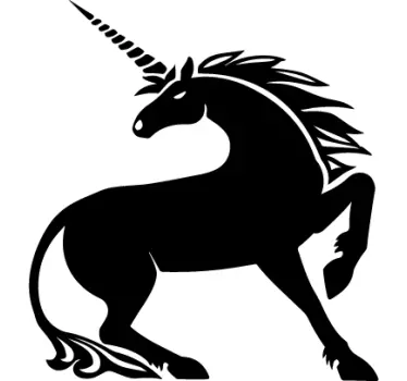 Decorative Unicorn Wall Sticker - TenStickers