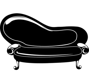 Decorative Vintage Sofa Sticker - TenStickers