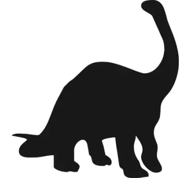 Diplodocus Dinosaur Blackboard Sticker - TenStickers