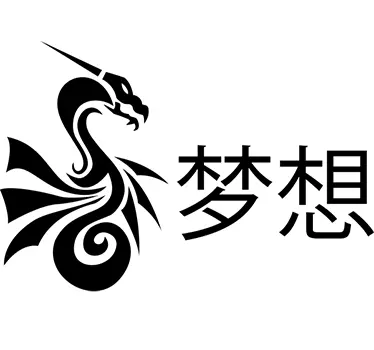 Dreams in Chinese letters wall decal - TenStickers