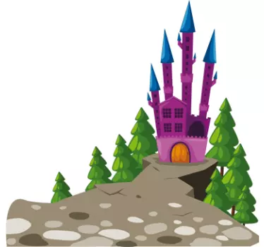 Evil Castle Kids Sticker - TenStickers