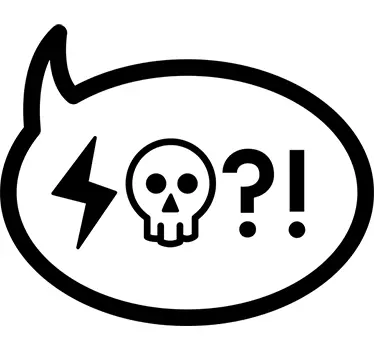 Explicit Symbols Speech Bubble - TenStickers
